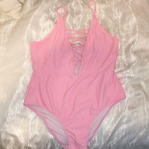 Cupshe Baby Pink One Piece Never Worn